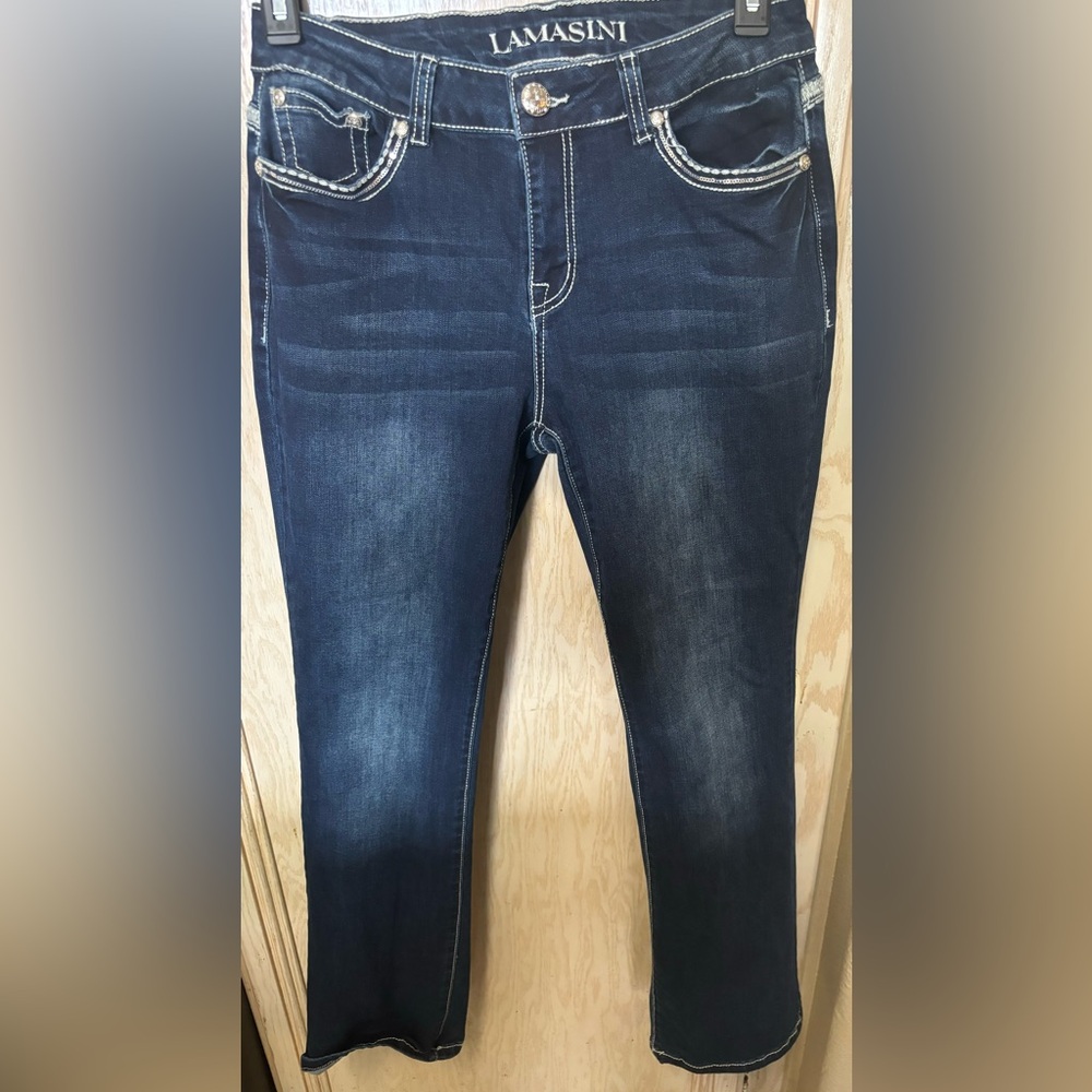 Lamasini Denim Jeans Women's Blue‎ Size 13